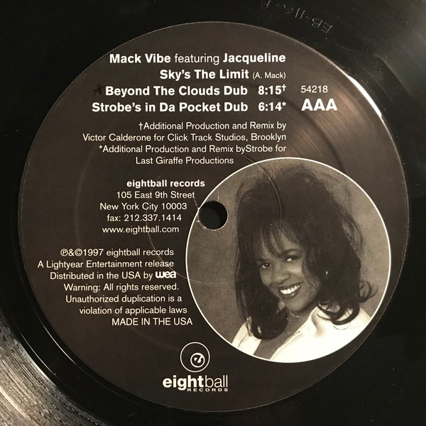 The Mack Vibe - Sky's The Limit | Eightball Records (54218-0) - 3