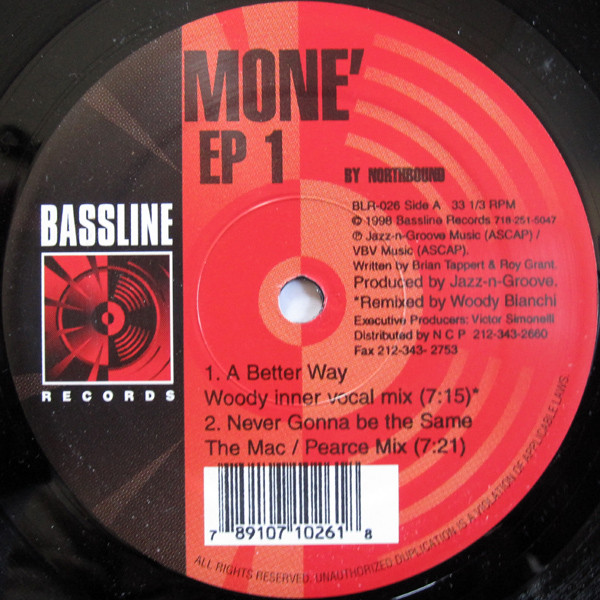 Northbound / Insatiable - Mone' EP 1 | Bassline Records (BLR-026)