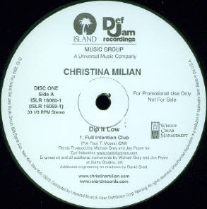 Christina Milian - Dip It Low | Island Def Jam Music Group (ISLR 16059-1) - main
