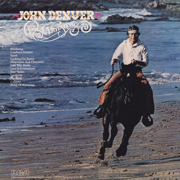John Denver - Windsong | RCA Victor (CPL1-1183) - 3
