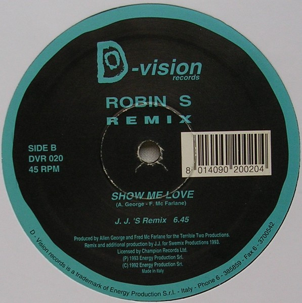 Robin S - Show Me Love (Remix) | D:vision Records (DVR 020) - 4