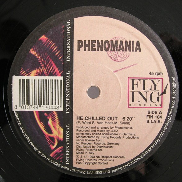 Phenomania - He Chilled Out / Jayjo | Flying International (FIN 104) - main