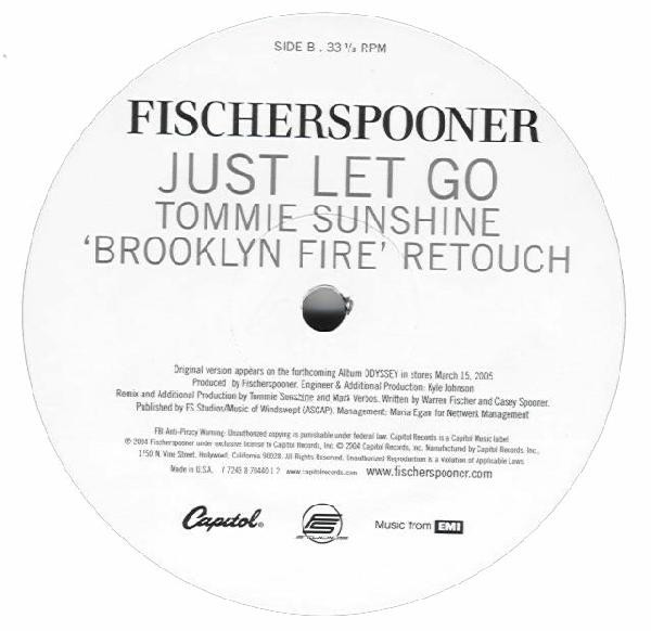 Fischerspooner - Just Let Go (Remixes) | Capitol Records (7243 8 70440 1 2) - 2