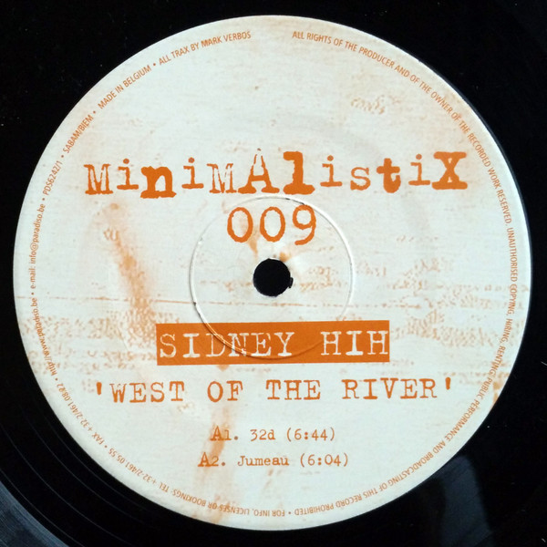 Sidney Hih - West Of The River | Minimalistix (MN009) - main