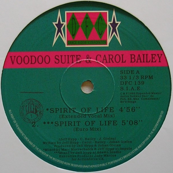 Voodoo Suite And Carol Bailey - Spirit Of Life | DFC (DFC 139) - 3 Voodoo Suite And Carol Bailey - Spirit Of Life | DFC (DFC 139) - 3
