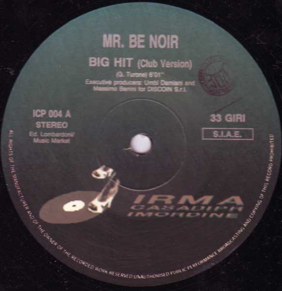 Mr. Be Noir - Big Hit | Irma CasaDiPrimordine (ICP 004) - 2