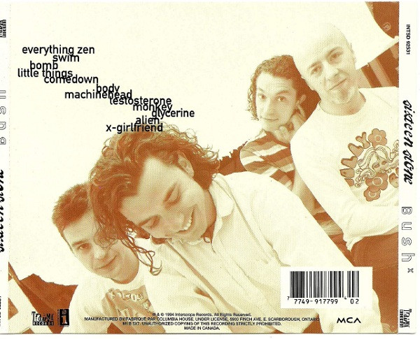 Bushˣ - Sixteen Stone | Trauma Records (INTSD 92531) - 2 Bushˣ - Sixteen Stone | Trauma Records (INTSD 92531) - 2