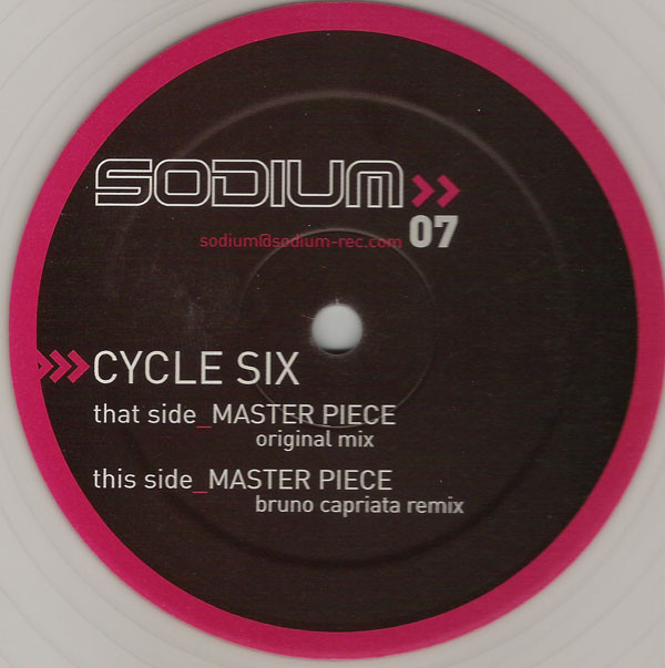 Cycle Six - Master Piece | Sodium Records (Sodium 07)