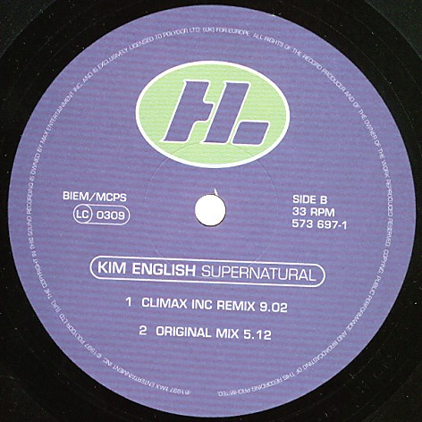 Kim English - Supernatural | Hi Life Recordings (573 697-1) - 3