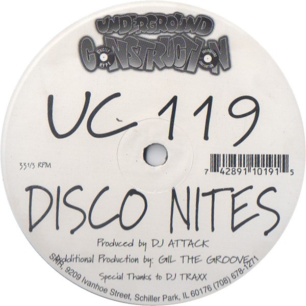 DJ Attack - Disco Nites | Underground Construction (UC 119)
