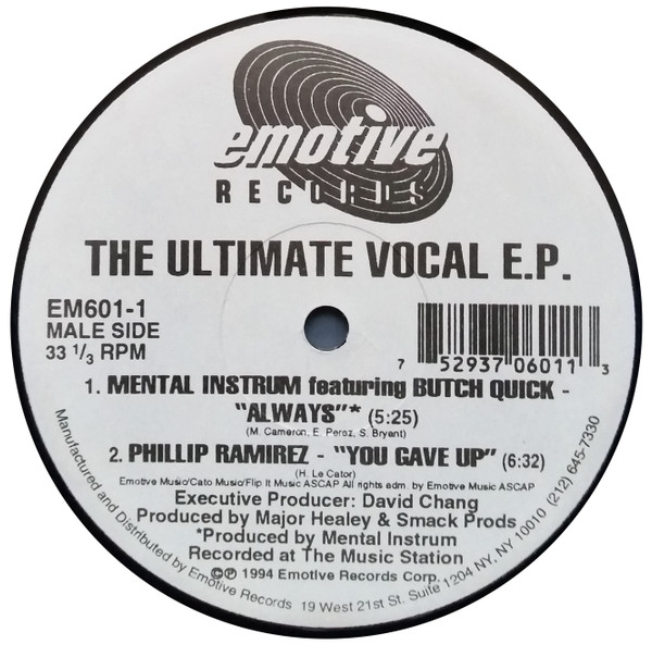 The Ultimate Vocal E.P.