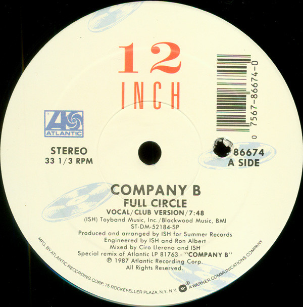 Company B - Full Circle | Atlantic (0-86674) - 3