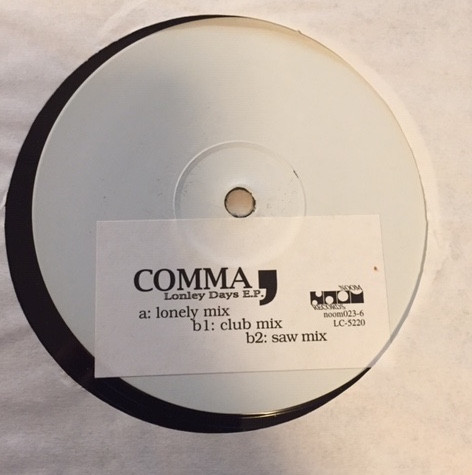 Comma - Lonely Days EP | Noom Records (noom023-6)