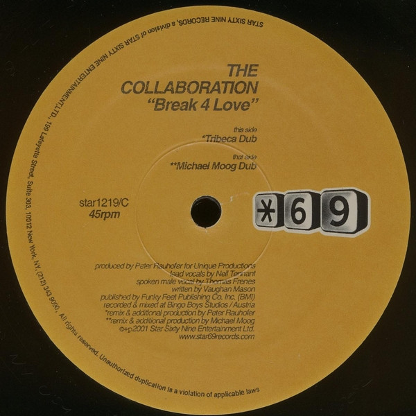 Peter Rauhofer + Pet Shop Boys = The Collaboration - Break 4 Love (Part 2) | Star 69 Records (STAR 1219) - 6