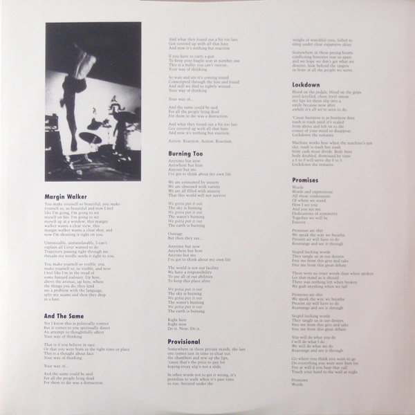 Fugazi - Margin Walker | Dischord Records (DISCHORD 35) - 6