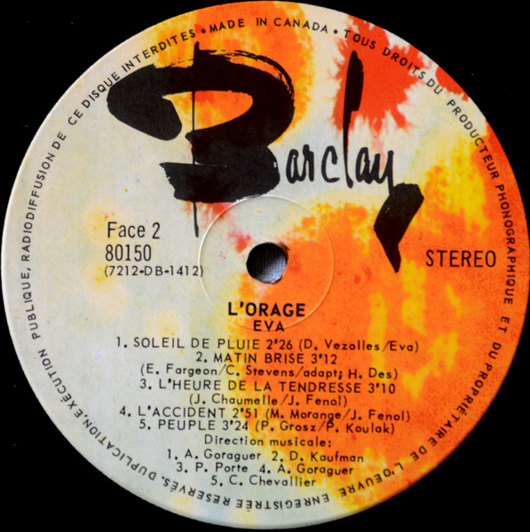 Eva - L'orage | Barclay (80150) - 4
