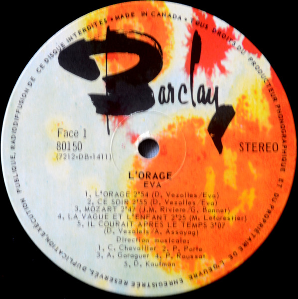 Eva - L'orage | Barclay (80150) - 3