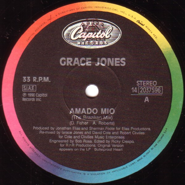 Grace Jones - Amado Mio | Capitol Records (14-2037596) - 2 Grace Jones - Amado Mio | Capitol Records (14-2037596) - 2