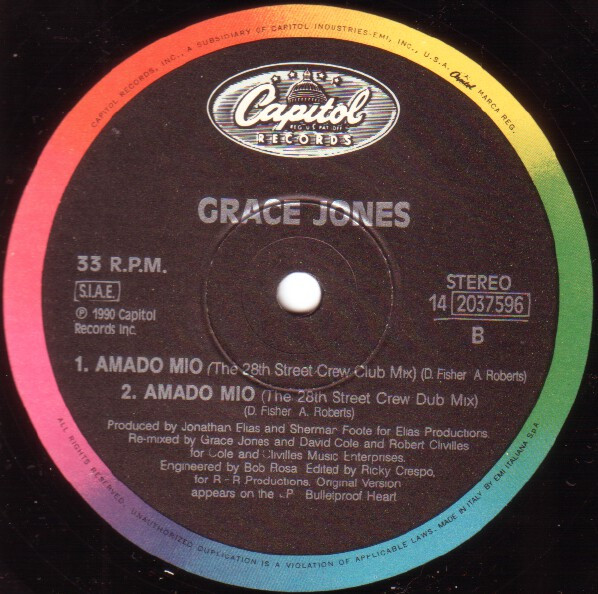 Grace Jones - Amado Mio | Capitol Records (14-2037596) - 3 Grace Jones - Amado Mio | Capitol Records (14-2037596) - 3