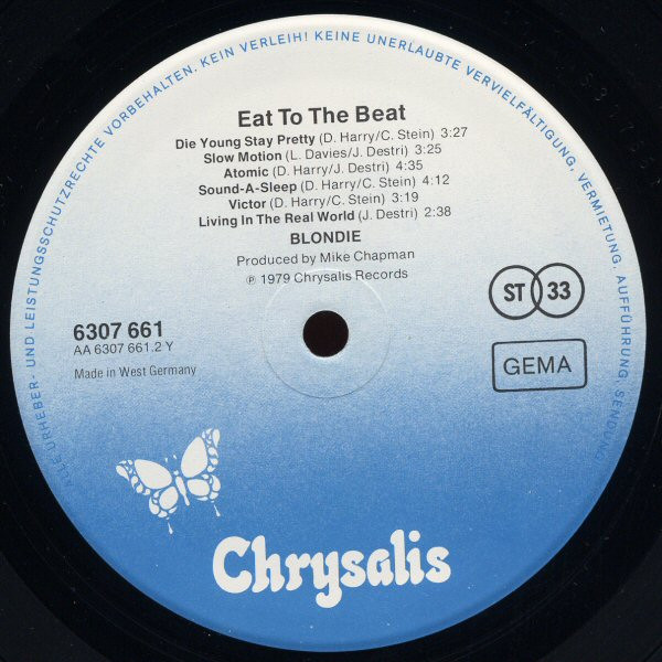 Blondie - Eat To The Beat | Chrysalis (6307 661) - 4