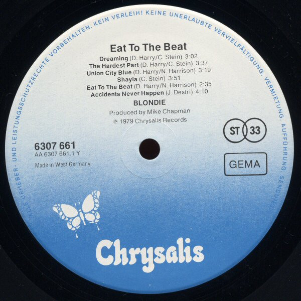 Blondie - Eat To The Beat | Chrysalis (6307 661) - 3