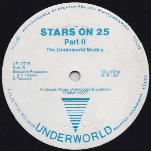 Various - Stars On 25 Part II - The Underworld Medley | Underworld Records (AP 127) - 2 Various - Stars On 25 Part II - The Underworld Medley | Underworld Records (AP 127) - 2