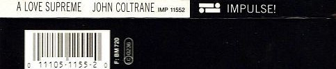 John Coltrane - A Love Supreme CD | Impulse! (IMP 11552) - 5