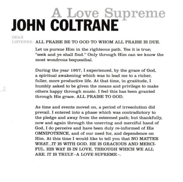 John Coltrane - A Love Supreme CD | Impulse! (IMP 11552) - 11