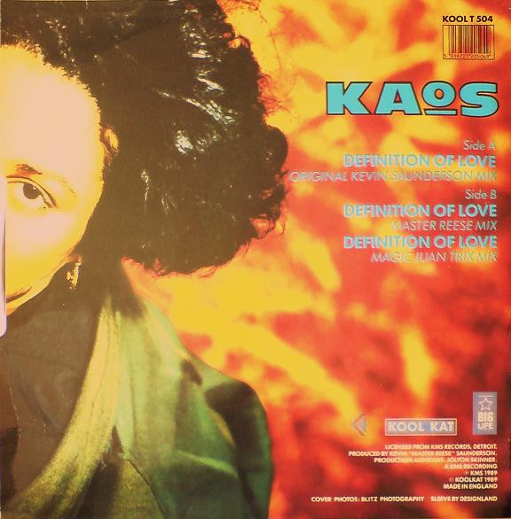 Kaos - Definition Of Love | Kool Kat (KOOL T504) - 2 Kaos - Definition Of Love | Kool Kat (KOOL T504) - 2