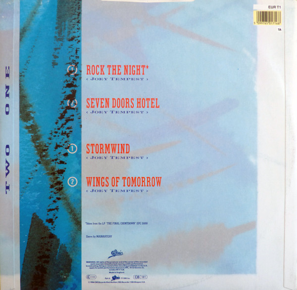 Europe - Rock The Night | Epic (EUR T1) - 4 Europe - Rock The Night | Epic (EUR T1) - 4