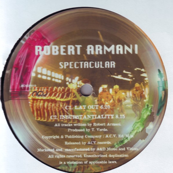 Robert Armani - Spectacular | ACV (ACVDP 019) - 4 Robert Armani - Spectacular | ACV (ACVDP 019) - 4