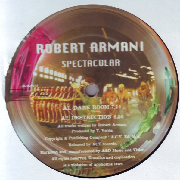 Robert Armani - Spectacular | ACV (ACVDP 019) - 2 Robert Armani - Spectacular | ACV (ACVDP 019) - 2