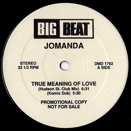 Jomanda - True Meaning Of Love | Big Beat (DMD 1762) - main