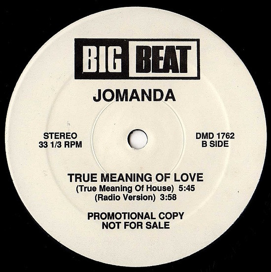 Jomanda - True Meaning Of Love | Big Beat (DMD 1762) - 2