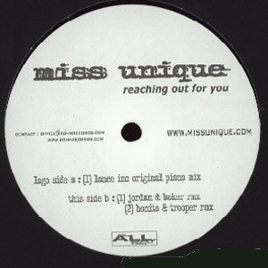 Miss Unique - Reaching Out For You | 2Control Music (TC0003) - main Miss Unique - Reaching Out For You | 2Control Music (TC0003) - main