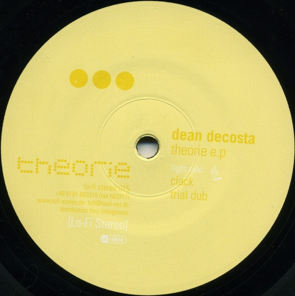 Dean DeCosta - Theorie E.P | Lo-Fi Stereo (lo-fi stereo 015) - 2
