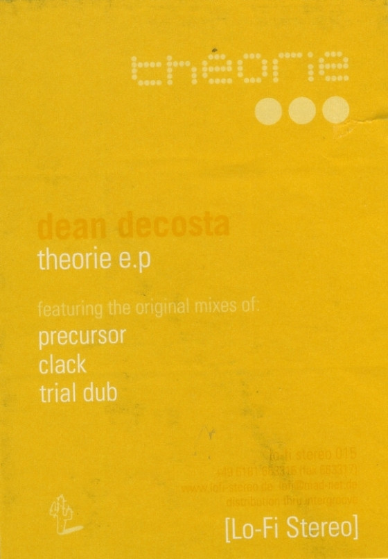 Dean DeCosta - Theorie E.P | Lo-Fi Stereo (lo-fi stereo 015) - 3