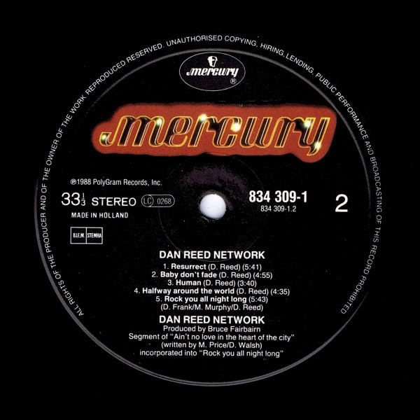 Dan Reed Network - Dan Reed Network | Mercury (834 309-1) - 4