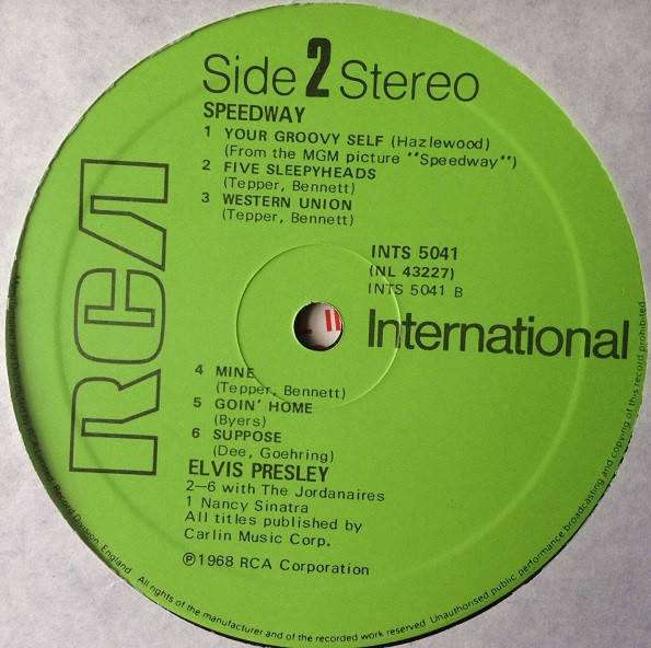 Speedway: Original Soundtrack Album