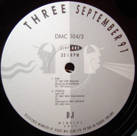 Various - September 91 - Three | DMC (DMC 104/3) - 3