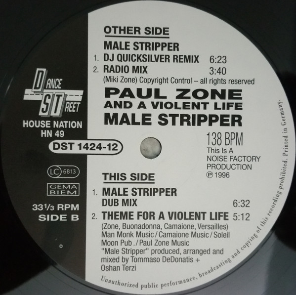 Paul Zone & A Violent Life - Male Stripper | House Nation (HN 049) - 4 Paul Zone & A Violent Life - Male Stripper | House Nation (HN 049) - 4