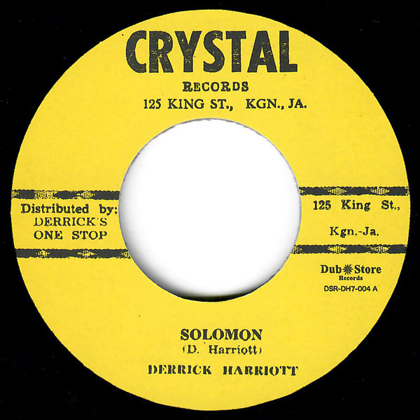 Derrick Harriott - Solomon | Crystal Records (none) - main Derrick Harriott - Solomon | Crystal Records (none) - main