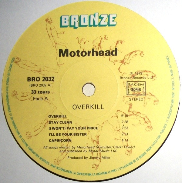 Motörhead - Overkill | Bronze (BRO 2032) - 3 Motörhead - Overkill | Bronze (BRO 2032) - 3