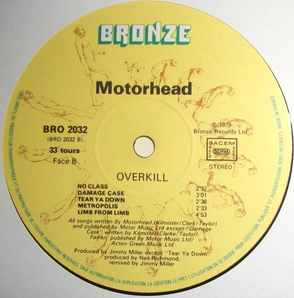 Motörhead - Overkill | Bronze (BRO 2032) - 4 Motörhead - Overkill | Bronze (BRO 2032) - 4