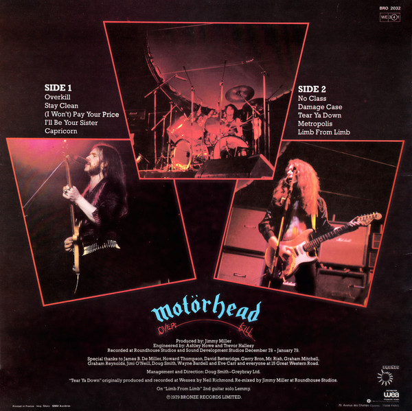 Motörhead - Overkill | Bronze (BRO 2032) - 2 Motörhead - Overkill | Bronze (BRO 2032) - 2