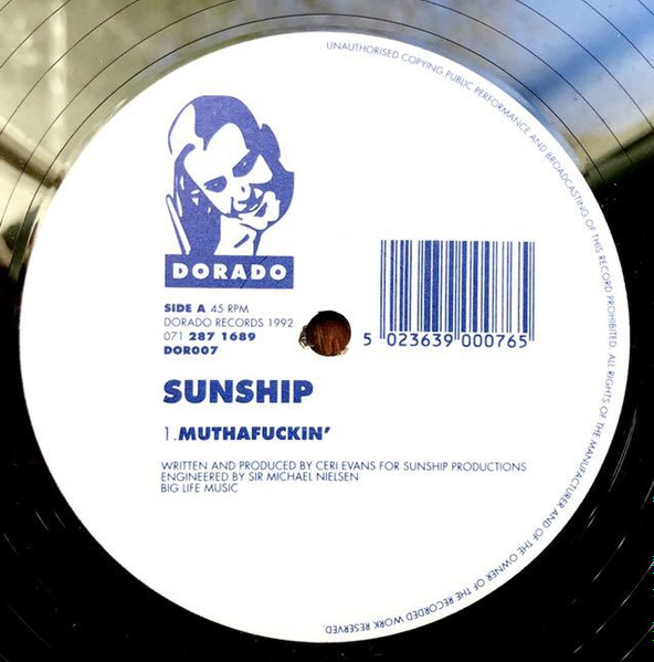 Sunship - Muthafuckin' / The 13th Key | Dorado (DOR007) - 2