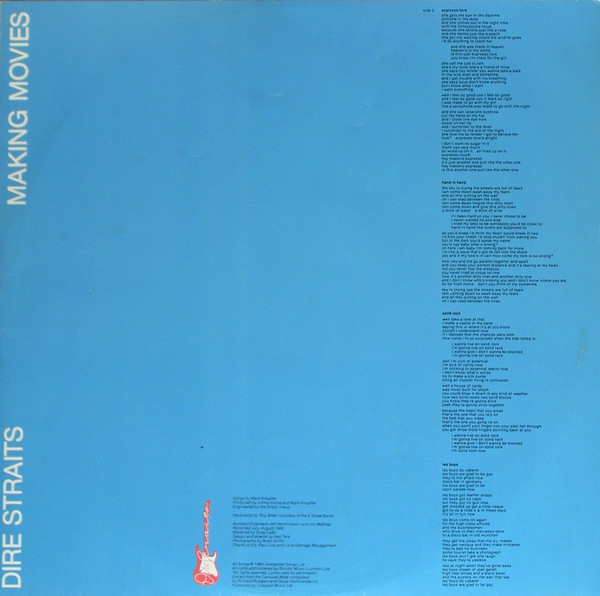 Dire Straits - Making Movies | Vertigo (6359 034) - 6 Dire Straits - Making Movies | Vertigo (6359 034) - 6