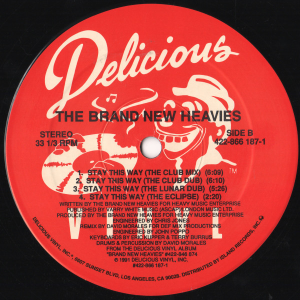 The Brand New Heavies Featuring N'Dea Davenport - Stay This Way | Delicious Vinyl (422-866 187-1) - 4 The Brand New Heavies Featuring N'Dea Davenport - Stay This Way | Delicious Vinyl (422-866 187-1) - 4