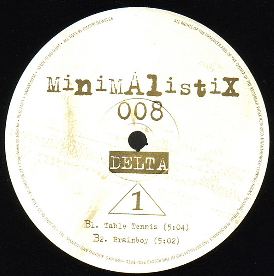 Delta - Delta 1 | Minimalistix (MN008) - 2