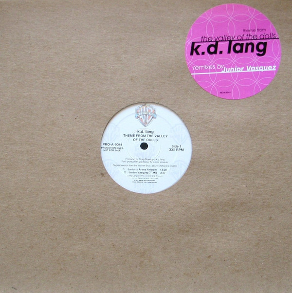k.d. lang - Theme From The Valley Of The Dolls | Warner Bros. Records (PRO-A-9044) - main k.d. lang - Theme From The Valley Of The Dolls | Warner Bros. Records (PRO-A-9044) - main